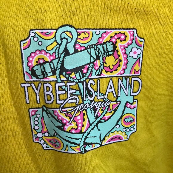 Tybee Island Georgia T Shirt Medium Beach Girl New - Picture 5 of 15
